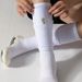 M's Double Layer Breathable Full Wrap With Leg Guards Professional Match Protective Gear Short Tube Soccer Socks For_desvips.com