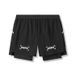 New Summer Men's Wear, American-Style Two-Piece Sports Shorts Men, Suitable For Outdoor Fitness And Running_desvips.com