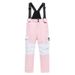 Factory Direct New Single And Double Board Strap Ski Thickened Waterproof Cold-Proof Warm Children's Snow Pants_desvips.com