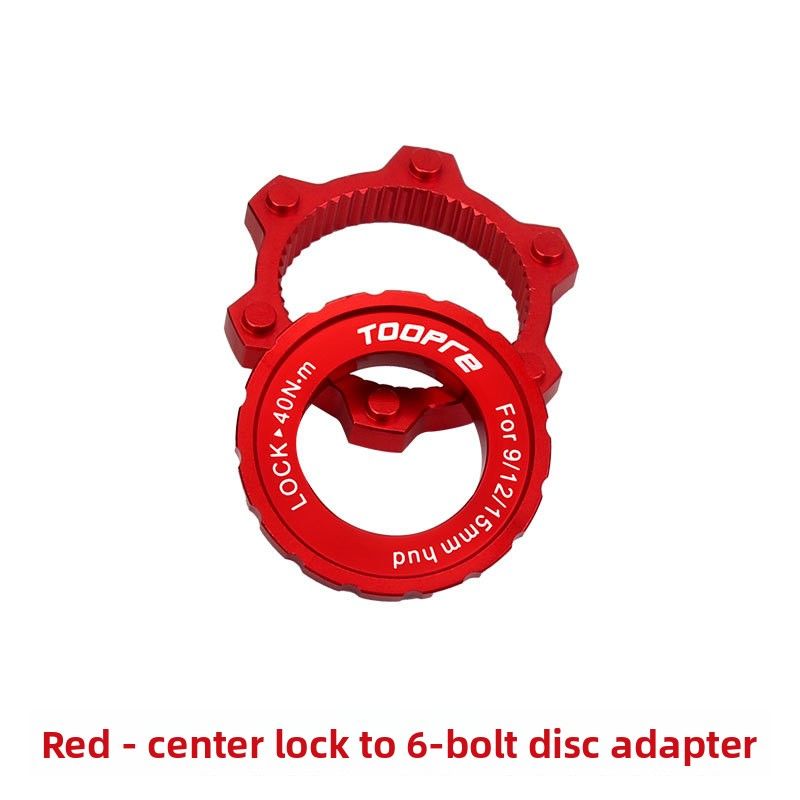 TOOPRE Adapter Center Lock Hubs To Six-Spoke Screws Brake Disc_desvips.com