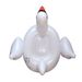 Inflatable Swan Ride-On Pool Float - Giant White Goose Lounge Chair For Adults (150cm Heavy-Duty PVC Comfortable Seat Summer Party Essential)_desvips.com
