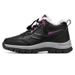 Northeast Large For Women Winter Fleece-Lined Warm Mom Men Leather Surface Waterproof Non-Slip Walking Shoes Middle-Aged_desvips.com