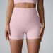 Women’s Clothing Three Point Sports Shorts Back High Waist Hip Peach Quick Drying Fitness Yoga Shorts For Women_desvips.com