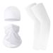 Summer Sun Protection Ice Silk Sleeves Outdoor Versatile Magic Headscarf Sports Cycling Cap Milk Silk Combination Three Piece Set_desvips.com