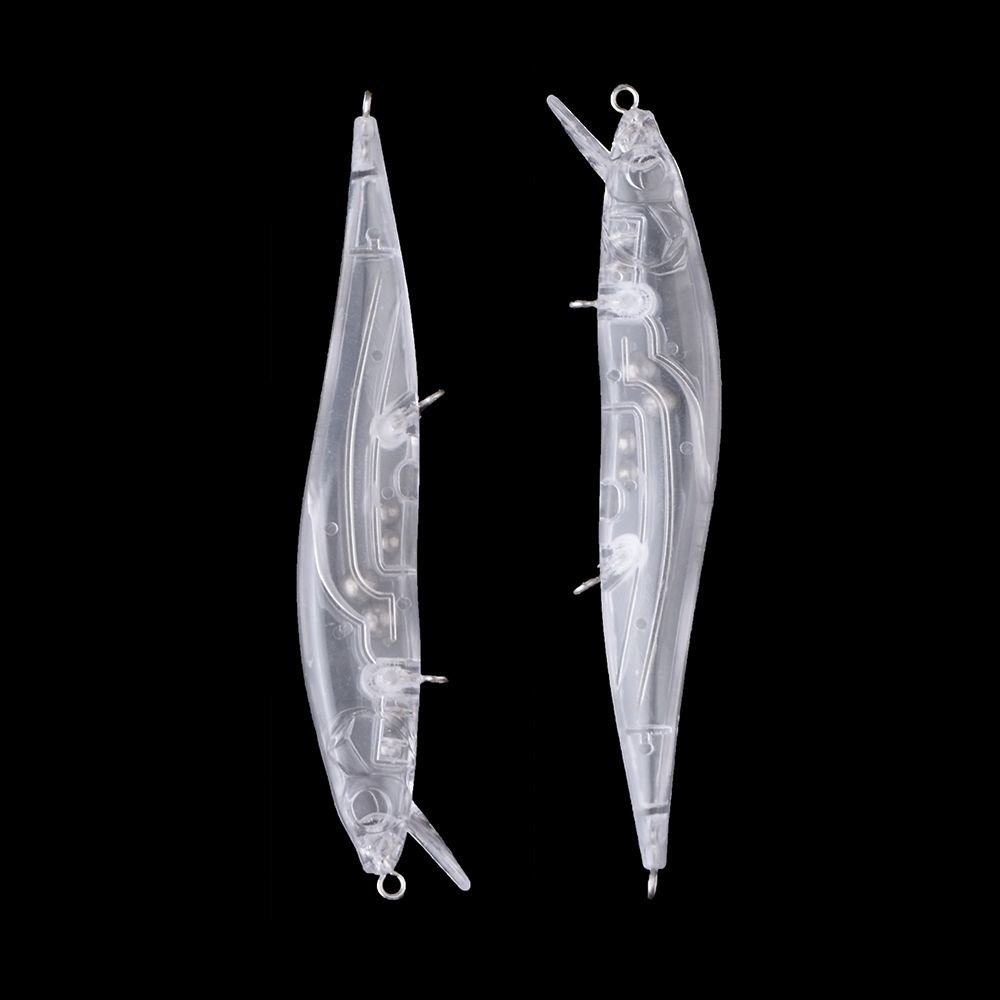 Chan’sHuang 20PCS Unpainted Blank Lures 10.5cm 7.2g Floating Long Cast Minnow DIY Handmade Artificial Fishing Bait_desvips.com