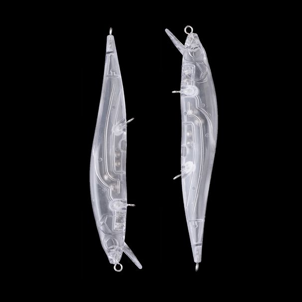 Chan’sHuang 20PCS Unpainted Blank Lures 10.5cm 7.2g Floating Long Cast Minnow DIY Handmade Artificial Fishing Bait_desvips.com