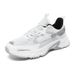 MOQ 1 Custom Plus Size US 13 14 EU 47 48 Man Casual Sports Sneakers Blank Mesh Leather Running Walking Shoes For Men_desvips.com