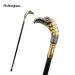 Golden Black Long Head Eagle Luxury Walking Stick Party Fashion Decorative Cospaly Cane Knob Crosier 90cm Performance Stage Cane_desvips.com