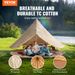 VEVOR Canvas Bell Tent, 3m, 4-Season Canvas Tent For Camping With Stove Jack, Unmatched Comfort, Large Interior Space, Easy Setup, Convenient Storage_desvips.com