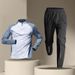 Half Zip Training Men's Long Sleeved Quick Drying Clothes, Cycling Track Field Sports, T-shirts, Tops, Running And_desvips.com