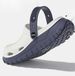 Whale Encounter Scientific Magnification Foaming Fashionable Simple Two-Tone Perforated Sandals For Men, Summer Wear,_desvips.com