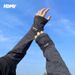 Running Arm Warmers Sunscreen Arm Sleeves For Men Loose Fit Breathable Ice Silk UV Protection Support For Cycling Summer Outdoor Activity Suitable For Young And Middle-aged Adults_desvips.com