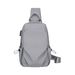 New Men's Chest Single Shoulder Casual Backpack Fashionable Multifunctional Korean Version Waterproof Large Capacity_desvips.com