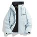 Outdoor Jacket Unisex 3-in-1 Windproof Waterproof Sports Comfortable Warm Hooded Coat Mountaineering New Style_desvips.com