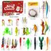 Fishing Lures Mixed Fishing Bait Kit Includes Bait For Saltwater Freshwater Trout Bass Salmon Fishing Fishing Set_desvips.com
