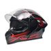 Men's Full Face Motorcycle Helmet 3C Certified Foreign Trade Electric Vehicle Safety Helmet With Large Rear Wing And Flip Up Design For All Season_desvips.com
