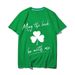 St. Patrick's Day Green Festival Irish Clothing Performance Costume T-shirt_desvips.com
