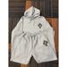 Autumn Winter New American Sleeve Hooded Shirt Loose Casual Long Pants Japanese Style Sweatshirt Set For Men_desvips.com