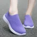 Customizable Lightweight Slip-on Vulcanized Women Sneakers Slip On Flats Shoes_desvips.com