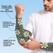 Loose Fit Sun Protection Ice Sleeves Non-Slip Digital Print High Elastic Long Sports Cycling Sleeves_desvips.com