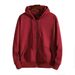 Autumn Winter Zipper New Hoodie Unisex Casual Sports Drop Shoulder Sweatshirt Wholesale Loose Plus Size_desvips.com