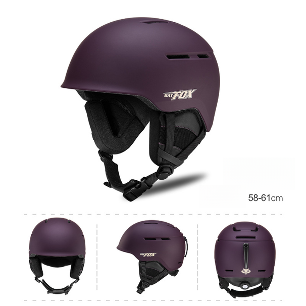 Ski helmet new single board winter outdoor anti fall and anti-collision ski protective equipment snow helmet double board_desvips.com