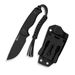 CIVIVI Timberbark Fixed Blade Hunting Knife With Black Kydex Sheath And Clip_desvips.com