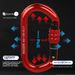 Cross-Border Aviation Aluminum O-Type Automatic Climbing Firefighting Outdoor Work Safety Master Lock Mountaineering_desvips.com