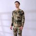 Thermal Underwear Set For Men & Women - Fleece-Lined Long Sleeve Base Layer, Camouflage & Solid Colors, Winter Workout & Outdoor Sports_desvips.com