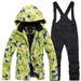 Winter Children's Ski Set Girls, Thickened And Warm Outdoor Jacket, Cotton Suit For Boys_desvips.com