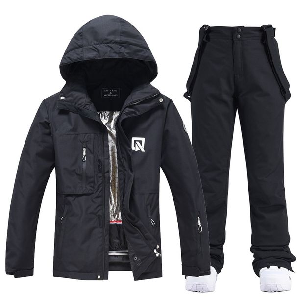 001 For Men Women, Snowboard Skiing Jacket And Pants, Warm Ski Suit Set, New Cross-Border Style_desvips.com