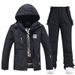 001 For Men Women, Snowboard Skiing Jacket And Pants, Warm Ski Suit Set, New Cross-Border Style_desvips.com