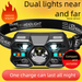 Induction Headlamp Night Fishing, Ultra-light Head-mounted, Long Battery Life, High Brightness, Rechargeable,_desvips.com