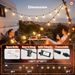 addlon 100FT G40 Outdoor String Lights With Remote Control And 54 Shatterproof LED Bulbs_desvips.com