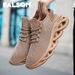 Men Sports Running Jogging Shoes Casual Sneakers Brown Outdoor Breathable Mesh Women Light Shock-absorption Black Tennis_desvips.com