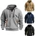 2025 Spring And Autumn New Men's Sweatshirt European Size Pocket Zipper Casual Pullover Sports_desvips.com