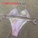 Bikini Pure Desire Style New Triangle Tie Sports Swimsuit Vacation Swimwear Hot Spring Bathing Soccer Jerseys_desvips.com