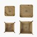 CLS Outdoor Camping Home Travel Box Portable Folding Square Miscellaneous Storage Tray_desvips.com