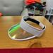 Supply Of Foldable Candy-colored Korean-style Transparent Brim Beach Hats, Women's Fashionable Outdoor Plain Visor Hats_desvips.com