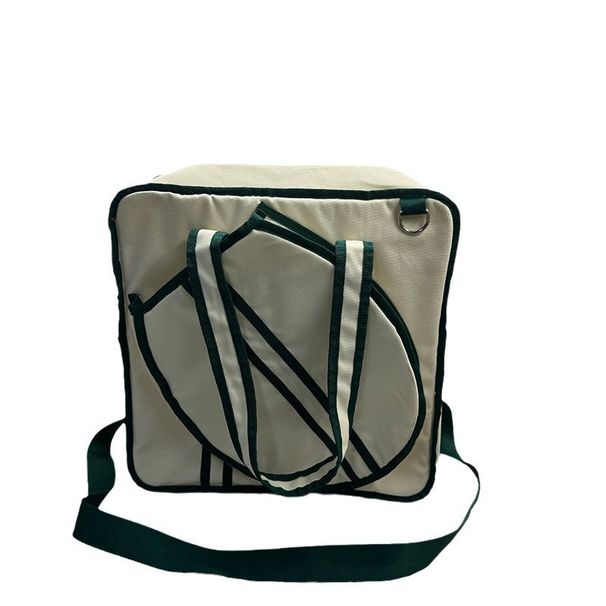 Canvas Tennis Outdoor Sports Crossbody Bag, Handbag, Portable Badminton Multifunctional Racket Bag_desvips.com