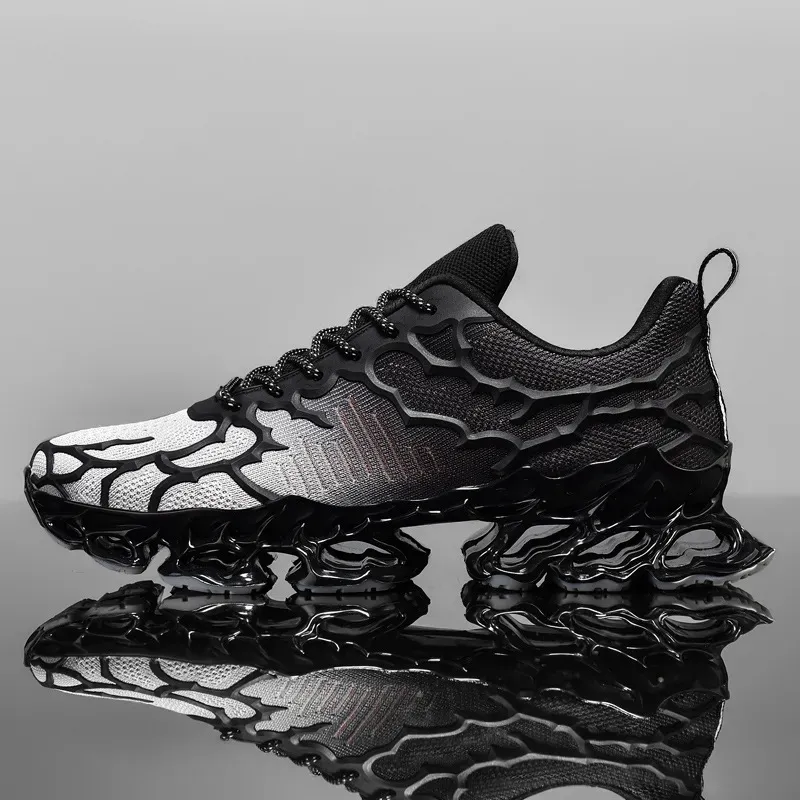 Running For Men Platform Sneakers Non-Slip Lace Up Trainer Comfortable Breathable Walking Shoes_desvips.com