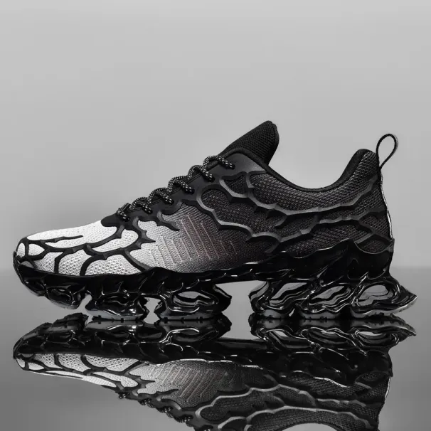 Running For Men Platform Sneakers Non-Slip Lace Up Trainer Comfortable Breathable Walking Shoes_desvips.com