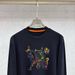 New T-Shirt Spring Printed Trendy Versatile Long Sleeve Crew Neck Men's Autumn Loose Cotton Base Shirt Unisex_desvips.com