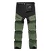 Men's Waterproof Windproof Fleece-Lined Softshell Hiking Pants With Multiple Pockets For Skiing Camping Outdoor Winter Activities_desvips.com