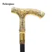 Elegant Golden Elephant Decorative Stick - 35" Luxury Alloy Cane For Cosplay, Steampunk & Costume Parties_desvips.com