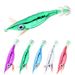 Electroplated Squid Shrimp Lure 10CM-9G Big Eyes Wood Shrimp Hooks Octopus Squid Hooks Cuttlefish Fishing Lure Fishing Supplies_desvips.com