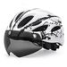 In Stock Bicycle Riding Protective EPS Adult Mountain Bike Helmet With Goggles, Can Apply Logo_desvips.com