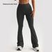 Cross-Border Peach Fitness Wide Leg High Waist Yoga Pants No Embarrassing Line Spring Summer Slightly Flared Women Wear_desvips.com