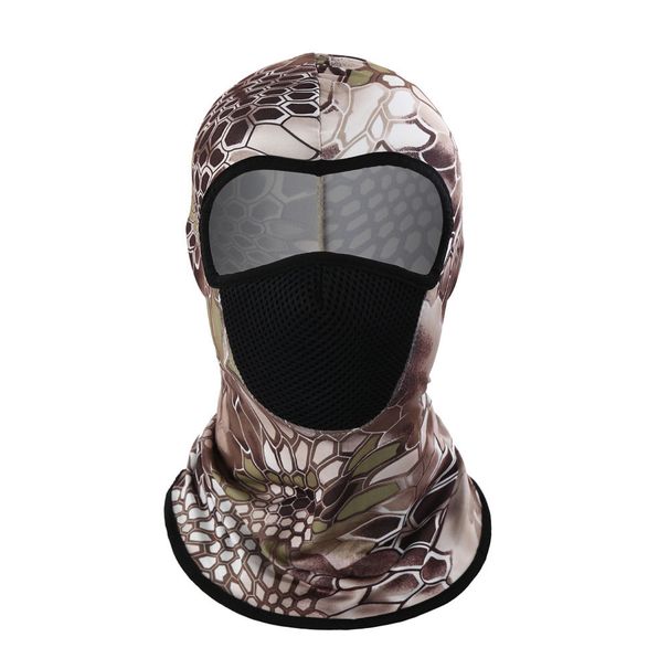 Breathable UV Protection Face Mask & Neck Gaiter - Summer Cycling Headwear With Mesh Ventilation In Camo & Solid Colors (Unisex, One Size Fits All)_desvips.com