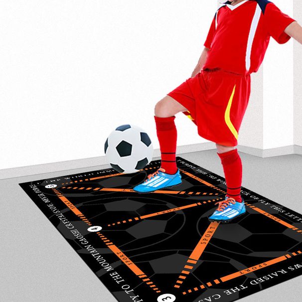 Professional Soccer Footwork Mat - Diatomite Non-Slip Control Training Pad With Noise Absorption_desvips.com